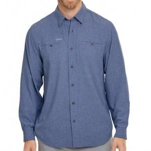 NEW GAMEGUARD maverick long sleeve shirt in indigo
